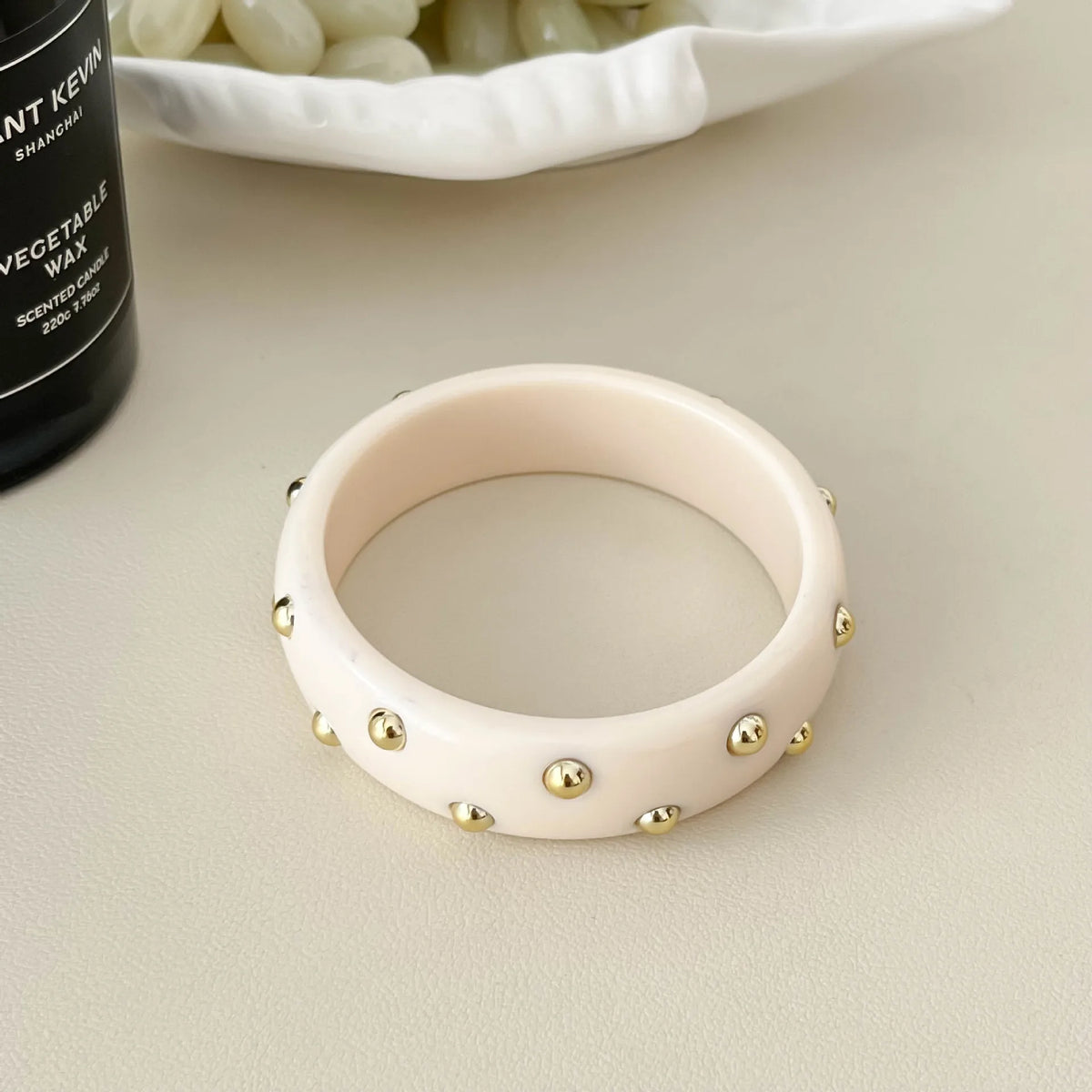 Chunky beaded bangle for women – ARIANA