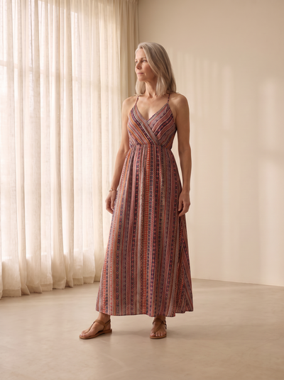 Backless boho maxi dress for women – ARIANA