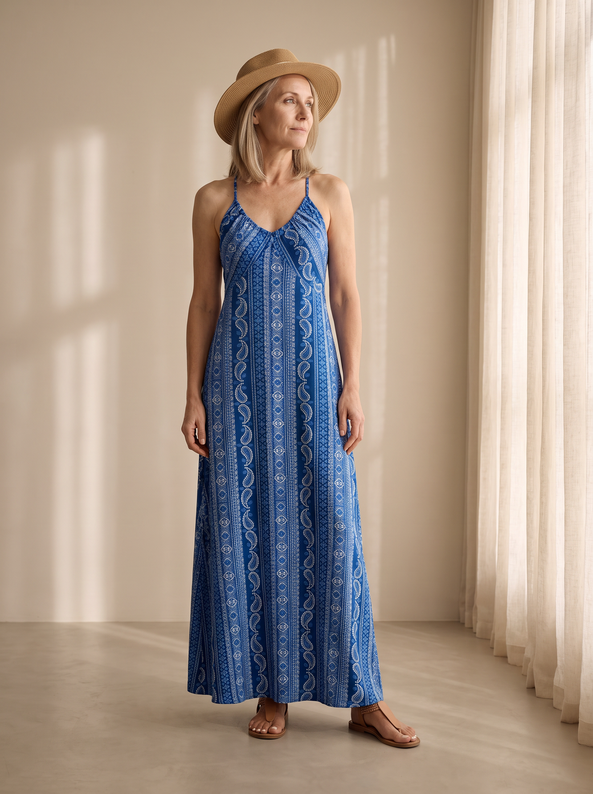 Backless boho maxi dress for women – ARIANA