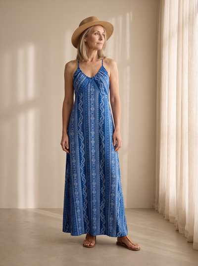 Backless boho maxi dress for women – ARIANA