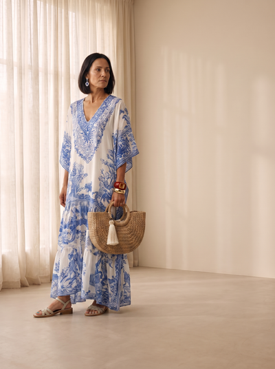 Floral batwing maxi dress for women – ARIANA
