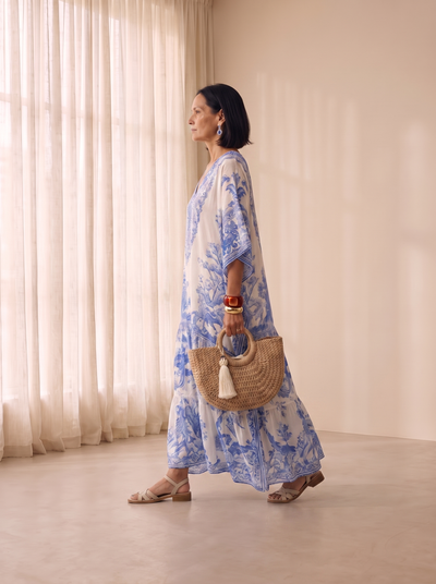 Floral batwing maxi dress for women – ARIANA