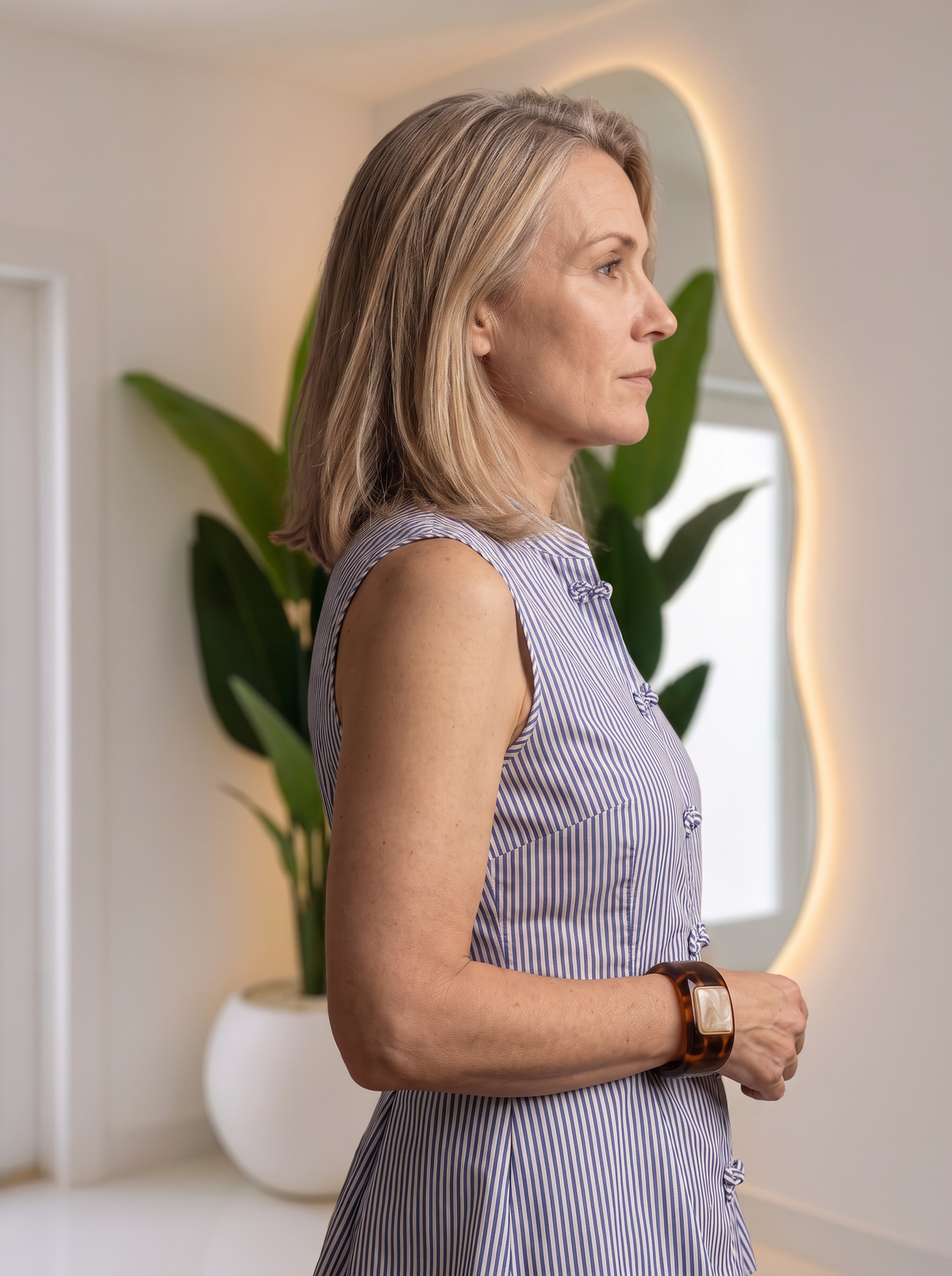 Rope-knot detail blouse for women