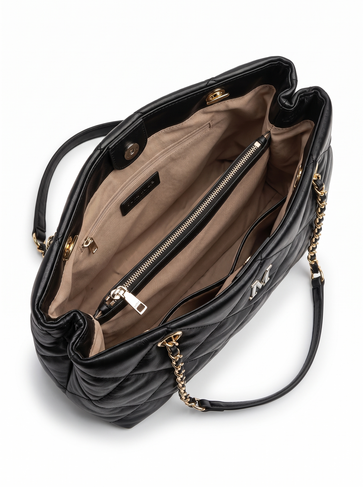 Quilted leather tote bag for women – ARIANA