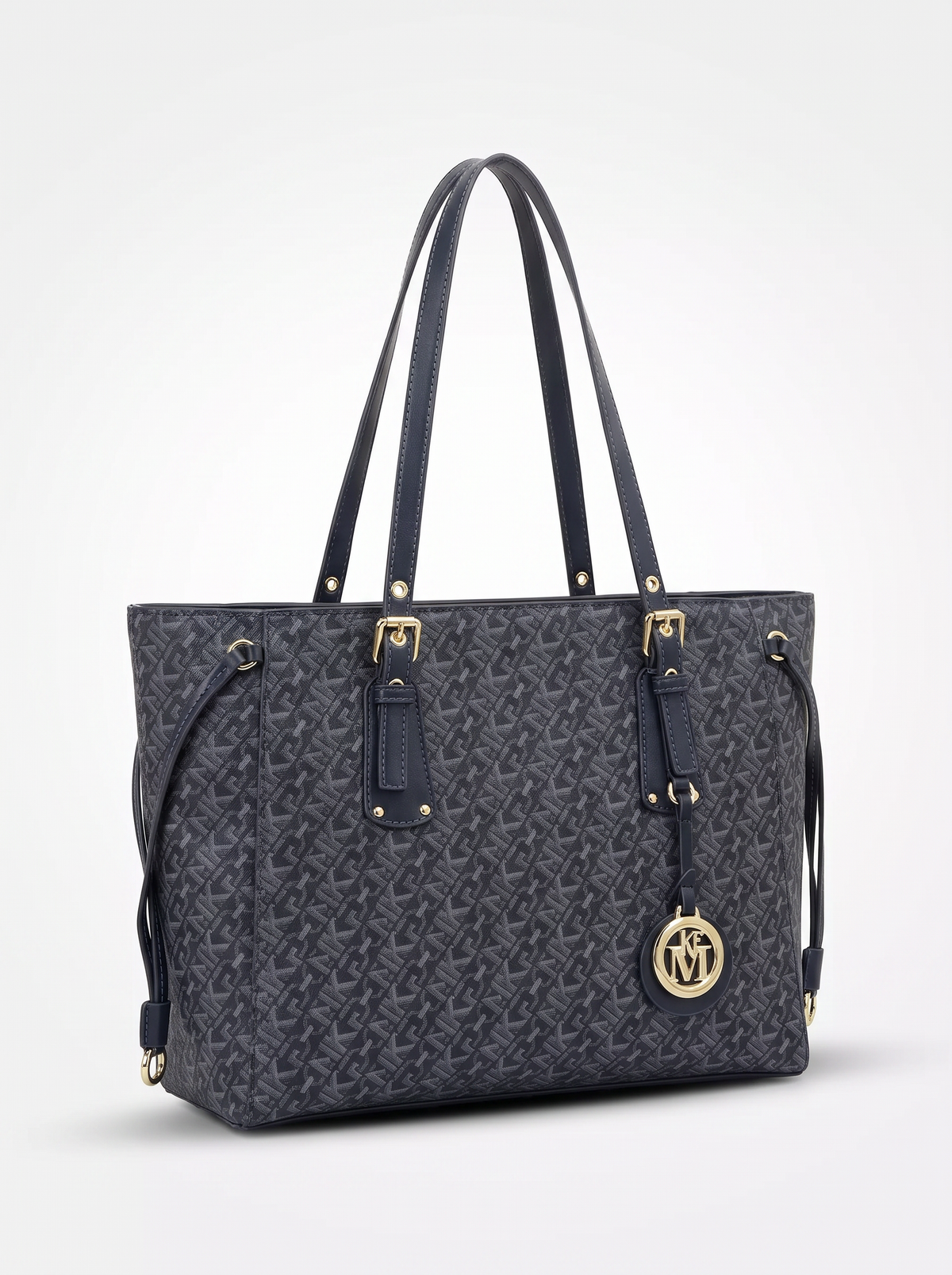 Monogram drawstring tote bag for women – ARIANA