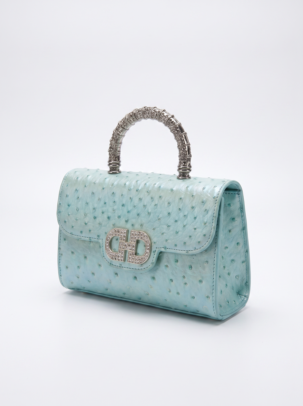 Ostrich print crossbody bag for women – ARIANA