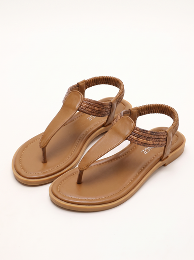 Woven huarache flat sandals for women – ARIANA