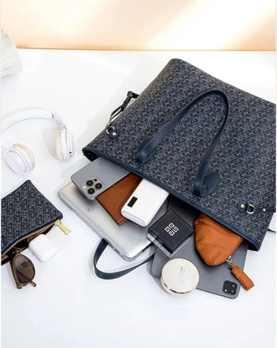 Monogram tote and pouch set for women – ARIANA
